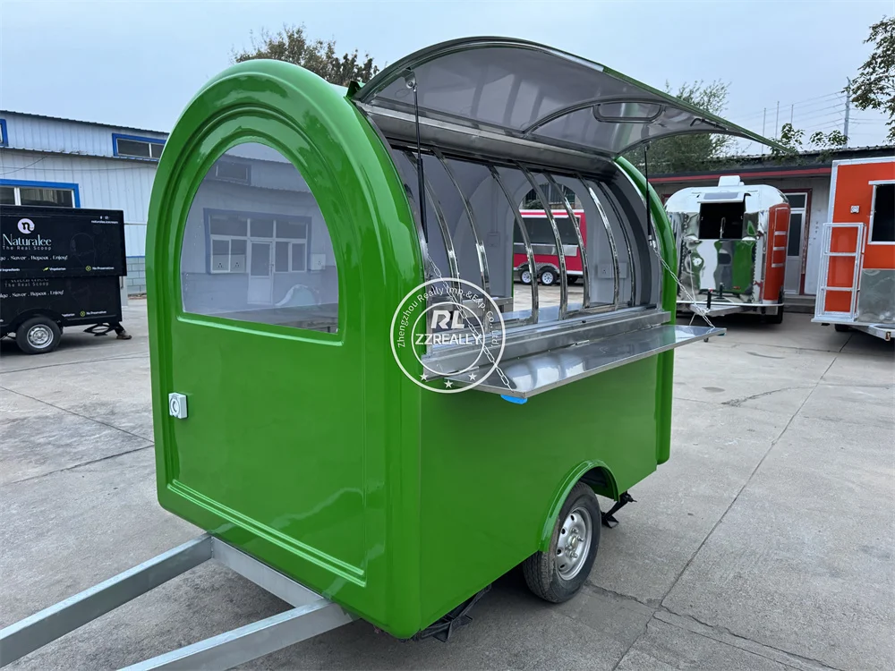 

Mobile Food Truck Mobile Kitchen Ice Cream Cart Fully Equipped Pizza Hot Dog Coffee Kiosk Concession Food Trailer