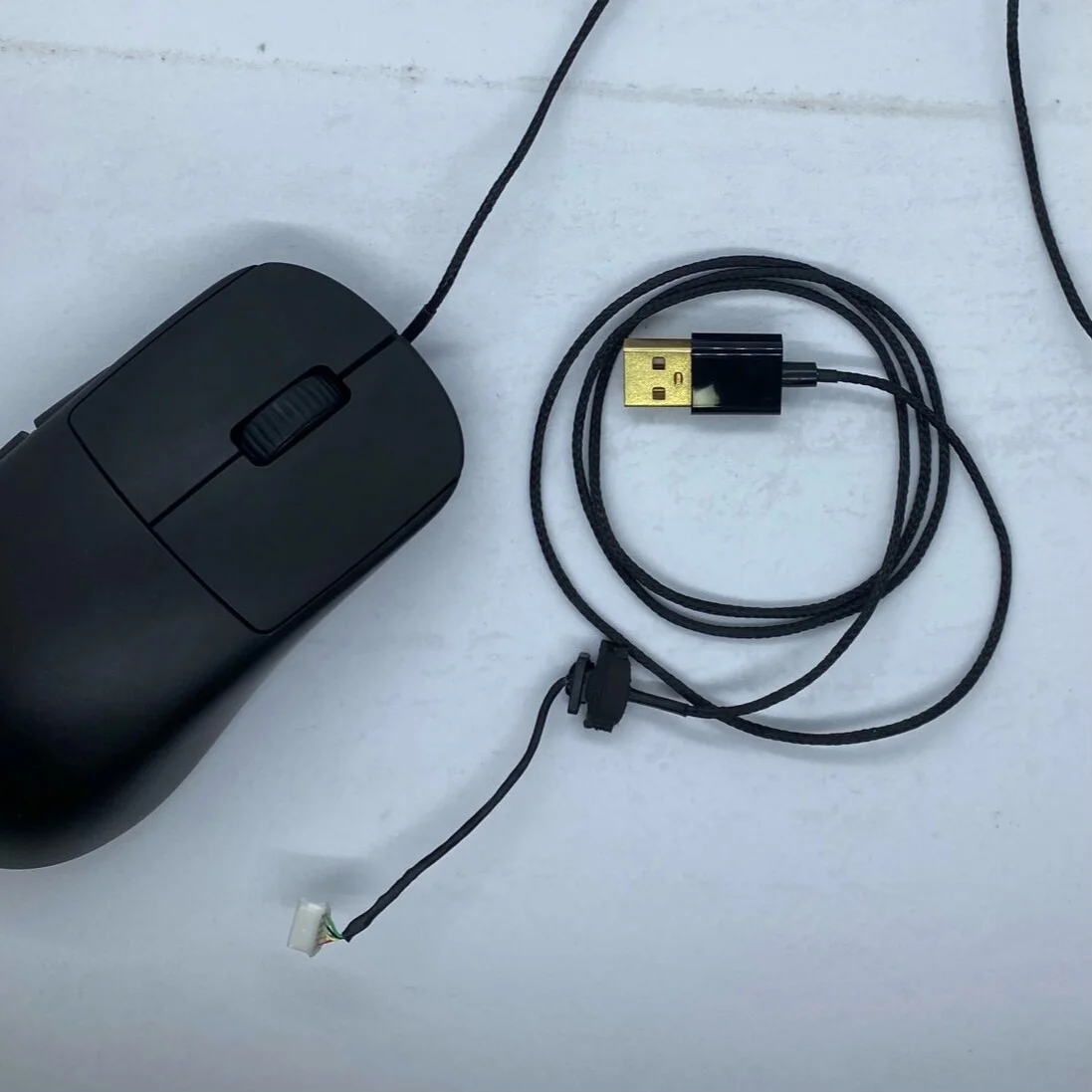 Endgame Gear OP1 8K V2 Mouse Cable Upgrade Lightweight Anti-Interference Braided Wire 8K Polling Rate Flex Cable for FPS Gaming