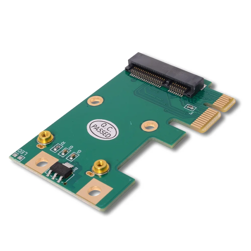 2025 NUEVA tarjeta de expansión del adaptador PCIE X1 a Mini PCI-E para la tarjeta de red inalámbrica Adaptador USB 3.0 compatible con altura completa/media altura