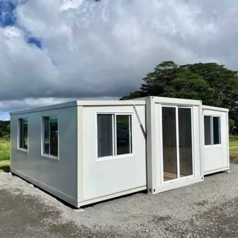 YG Customized Foldable Container Homes Luxury House 3 Bedroom 2 Bath 40ft 20ft Expandabale Container House For Living One Bedroo