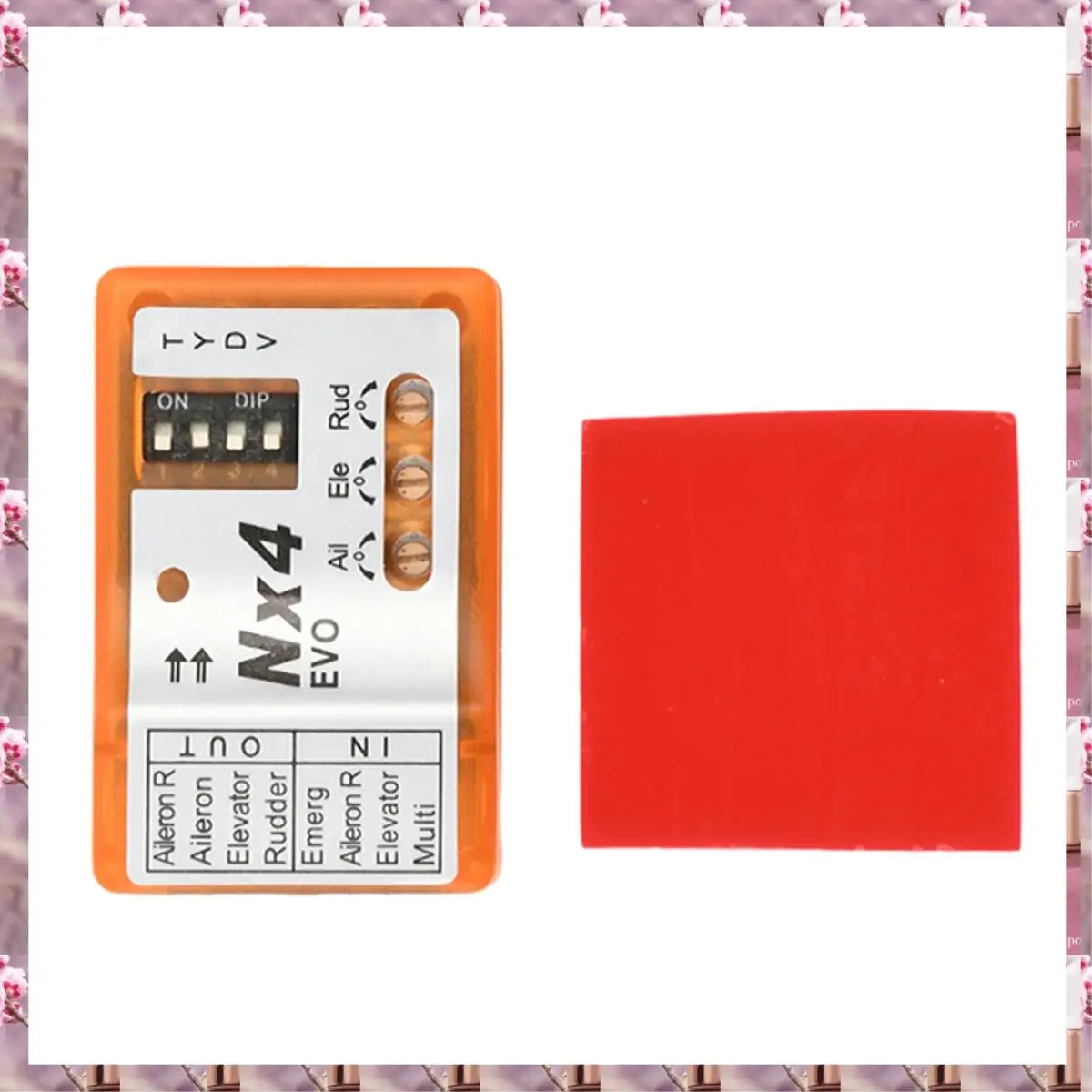 2025 NX4 PRO/EVO Flight Controller 3D Flight Gyroscope Balance For Fixed-Wing Aircraft Support Rate/Hold/Gyro Off Mode B,NX4 PRO