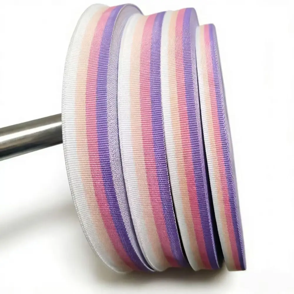 Thick Rainbow Webbing Heavy-duty 2.5 cm/3.2cm Rainbow Webbing Strap Colorful 45m DIY Toddler Playground Accessories