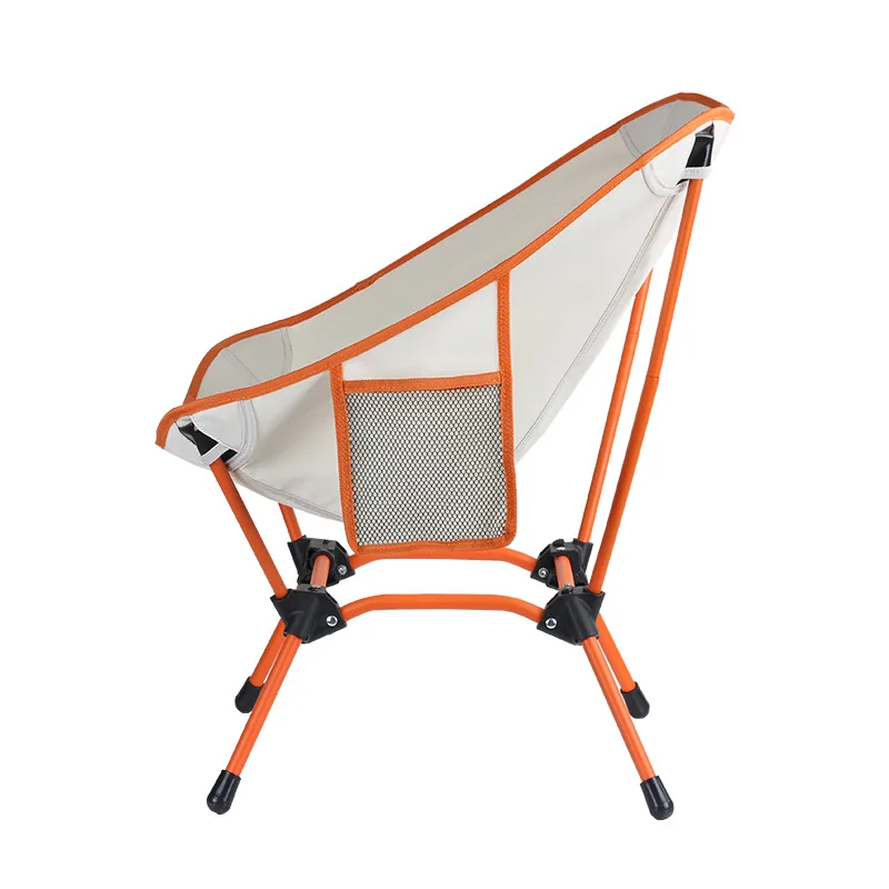 

Cross-border gift camping folding chair outdoor portable iron tube moon pony camping fishing chair beach