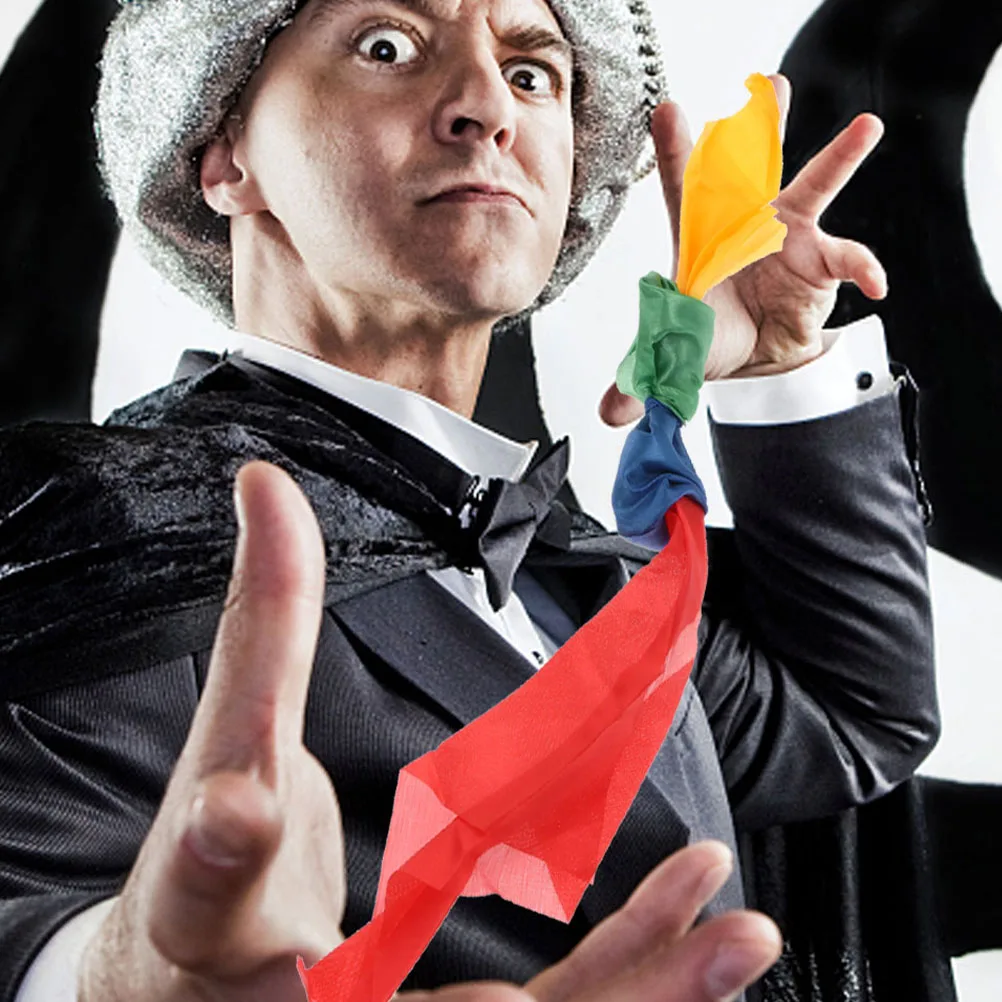 

Magician Trick Scarves Change Color Accessories Party Props Show Equipment