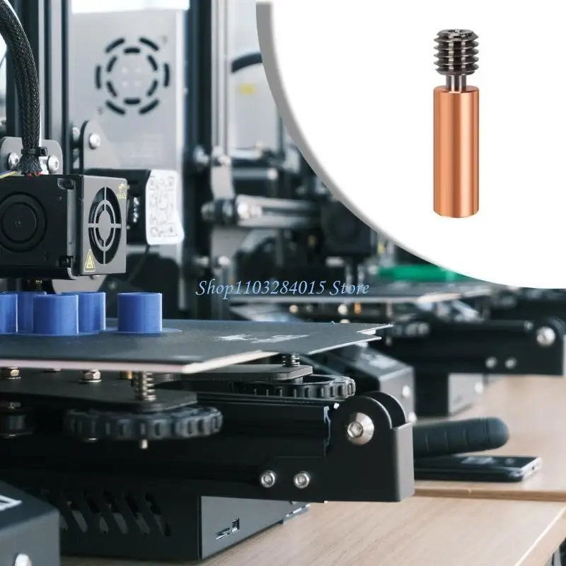 R6FF 3D Printer Part Bimetal Heat Break Alloy Throat Smooth Thread Heatbreak