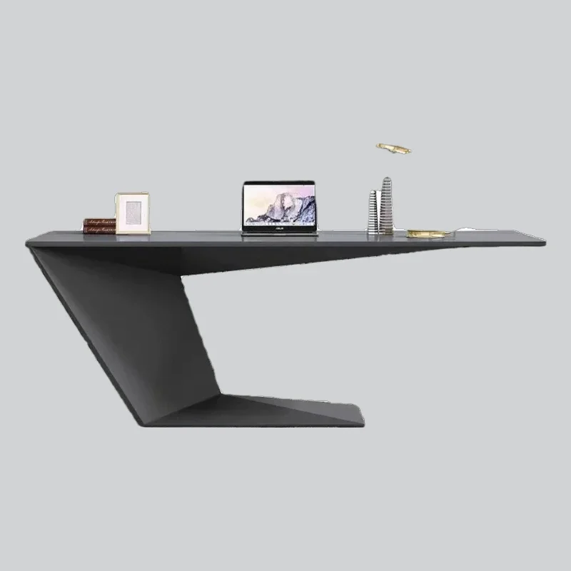 مكتب مكتب جمالي واسع يقف كرسي صغير للكتابة مكاتب الكمبيوتر التنفيذية دراسة طاولة خشبية بيضاء أثاث المراقبة