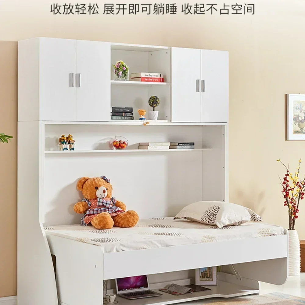 

Simple Folding Desk Integrated Combined Bed Piano Hidden Bed Wall Bed Single Small Apartment