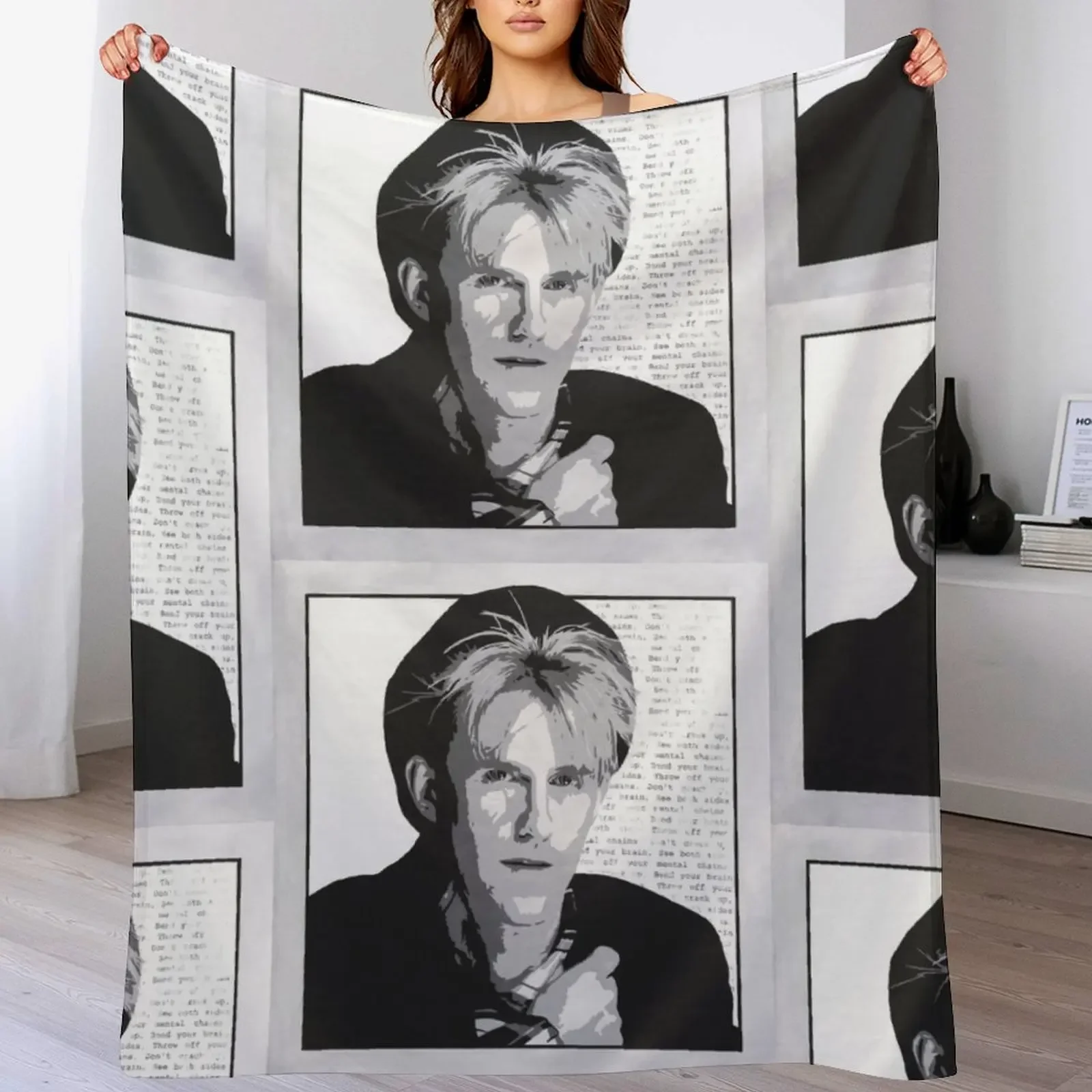 

Howard Jones - New Song Throw Blanket Shaggy Furry Soft Blanket for Bedroom Living Room