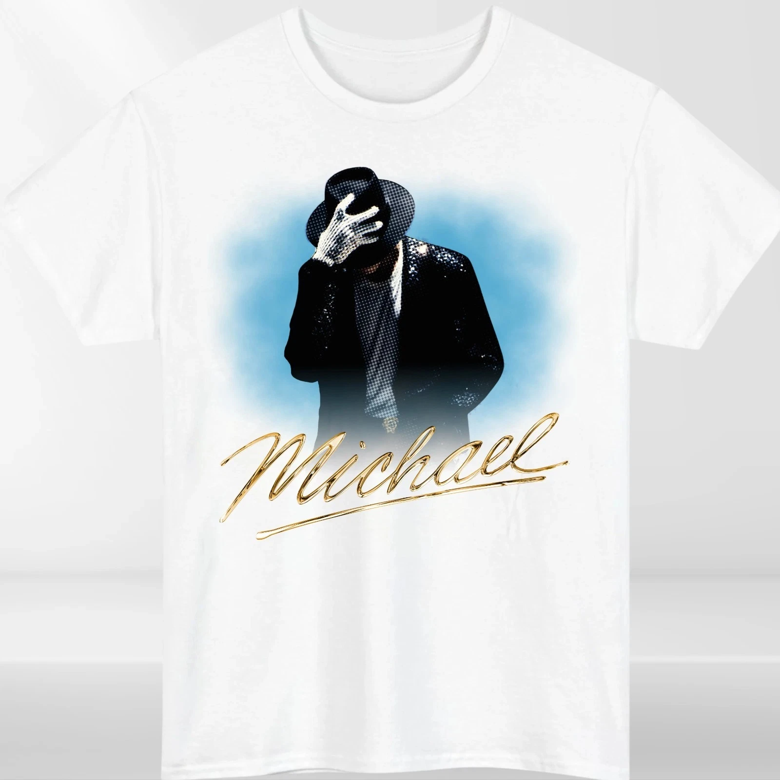 Rare Sale 2026 Summer New Michael Jackson T Shirt Moonwalk King Pop Dance Graphic Unisex Tee