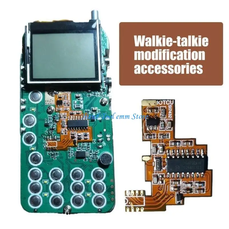 

H37F SI4732 Radio Receiver Upgrades Soft FPC Board for Enhances Sound Amplification