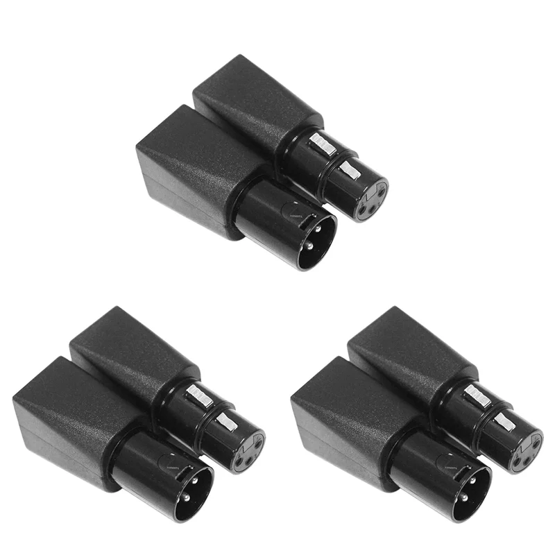 

FAST-DMX To RJ45 Connector RJ45 Ethernet To 3 Pin XLR DMX Female & Male Adapter Sets (3PIN 3Pair)