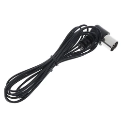 FM Antenna Female For Sound Natural Sound Stereo Receiver For FM Radio/ Hi-Fi/ DAB/ TV Indoor Use Black