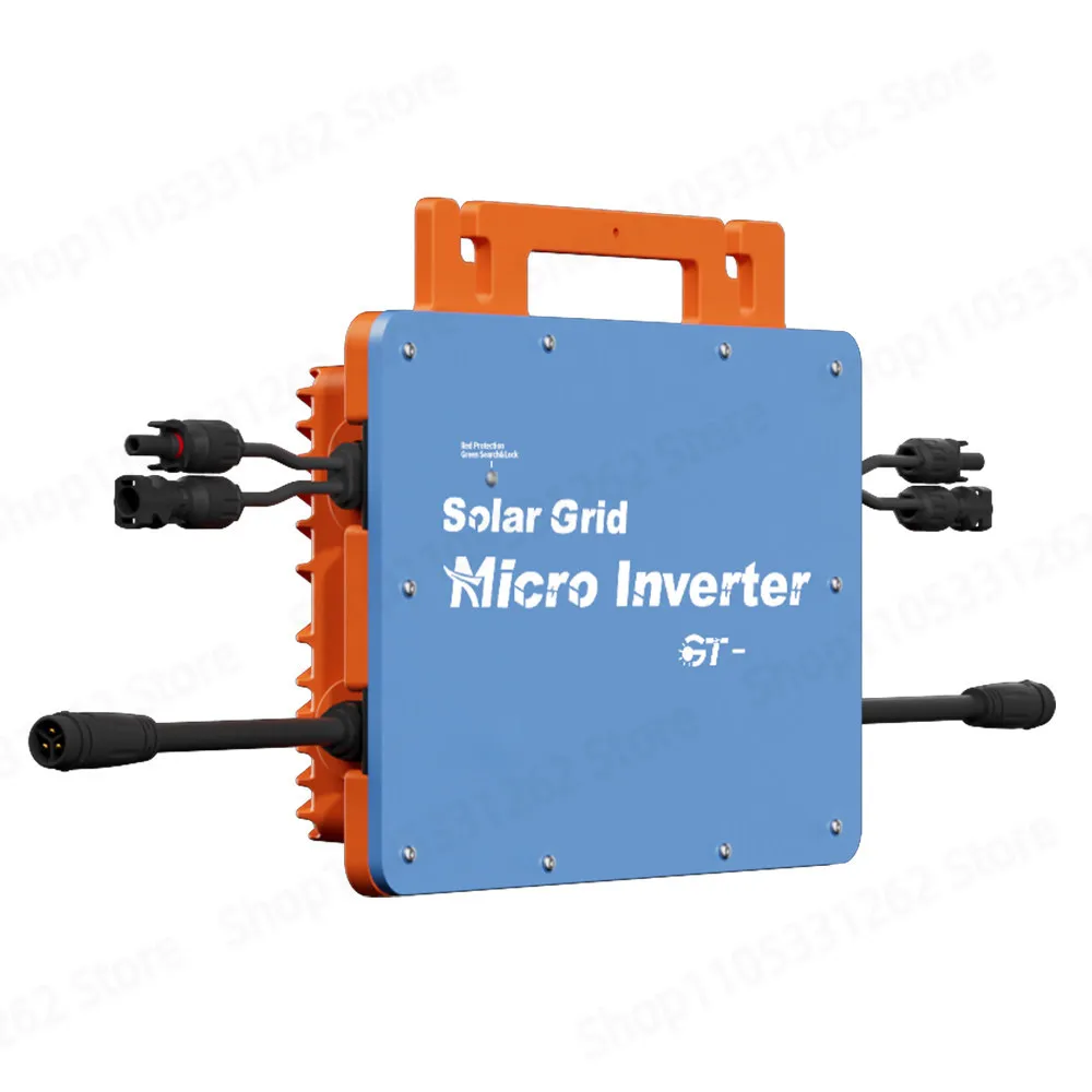 Die Cast Aluminum Grid‑Tied Solar Inverter Built‑in MPPT Pure Sine Wave Output