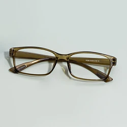 Light Big TR90 Rectangle Full Rim Optical Eyeglass Frame Transparent Plastic Large Classic Spectacle For Prescription Lenses