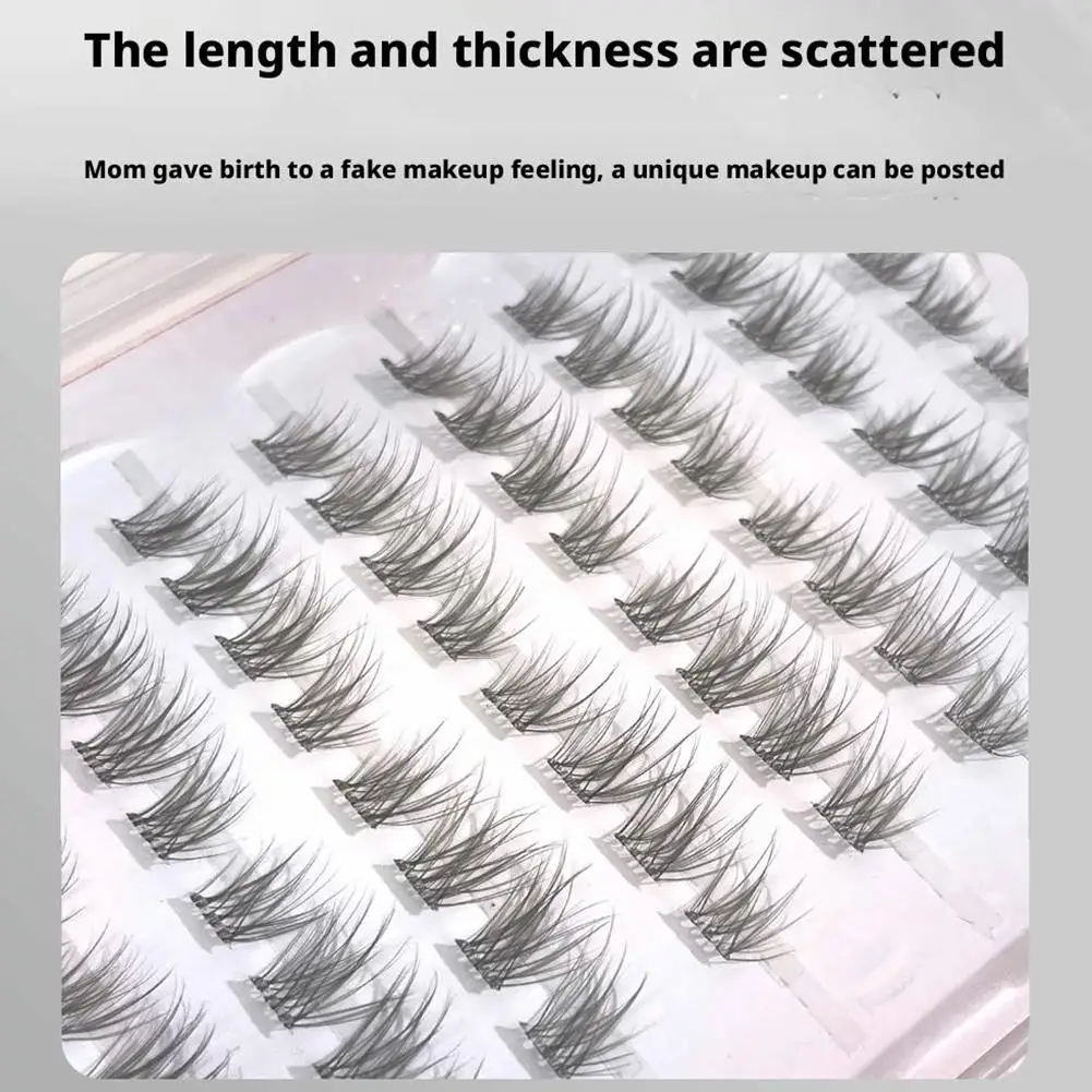 

Individual Lashes Eyelash Book Clusters Extensions Eyelash False Cluster Eyelash DIY at Makeup Home Extensions C0H9