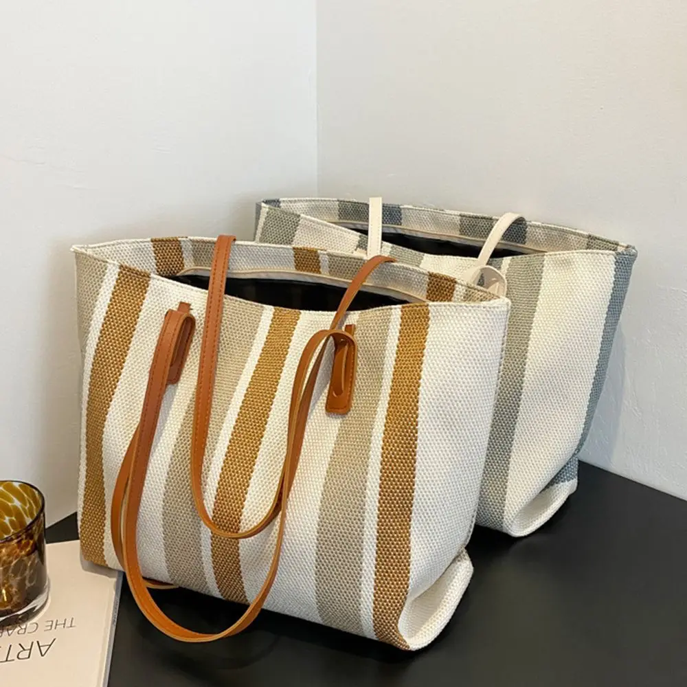 Casual Reis All-Match Handtas Metalen Rits Outdoor Grote Capaciteit Tas Computer Tas Koreaanse Stijl Canvas Tas Vrouwen Draagtas