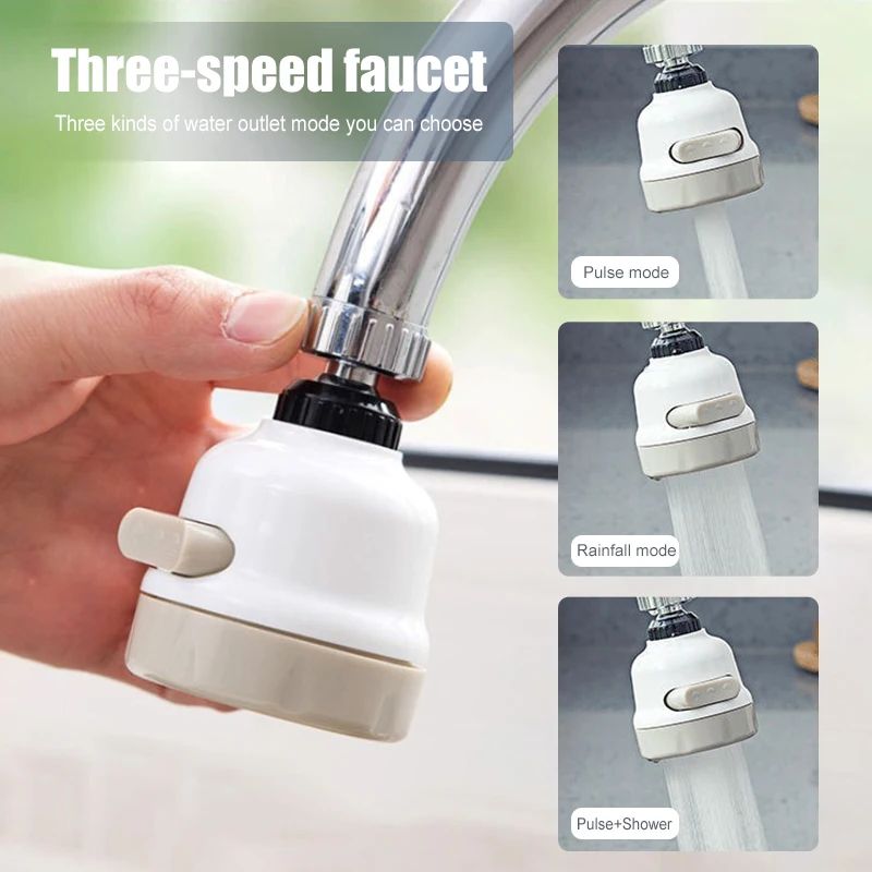 Kuchnia kran wody Aerator 360 stopni regulowany 3 tryby dyfuzor bateria kuchenna opryskiwacz filtr reduktor przepływu wody wody złącze