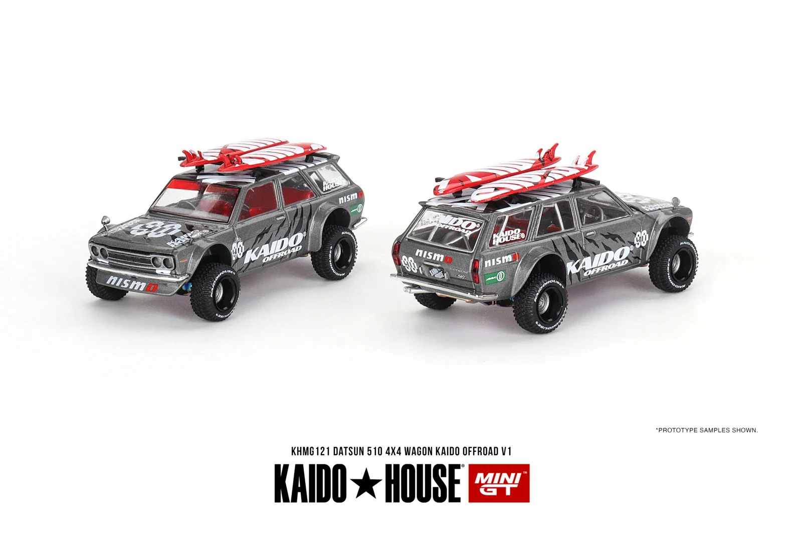 

Kaido House MINIGT 1:64 Datsun KAIDO 510 Wagon 4x4 Kaido Offroad V1 литая модель автомобиля