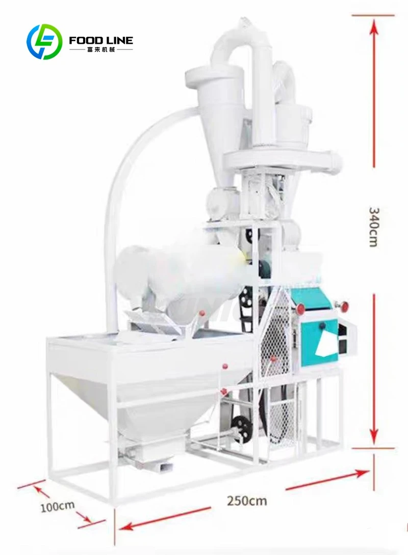 Customized Electric Flour Mill High Performance Wheat Corn Grinder For Grain Crushing Commercial Factory Warehouse Use
