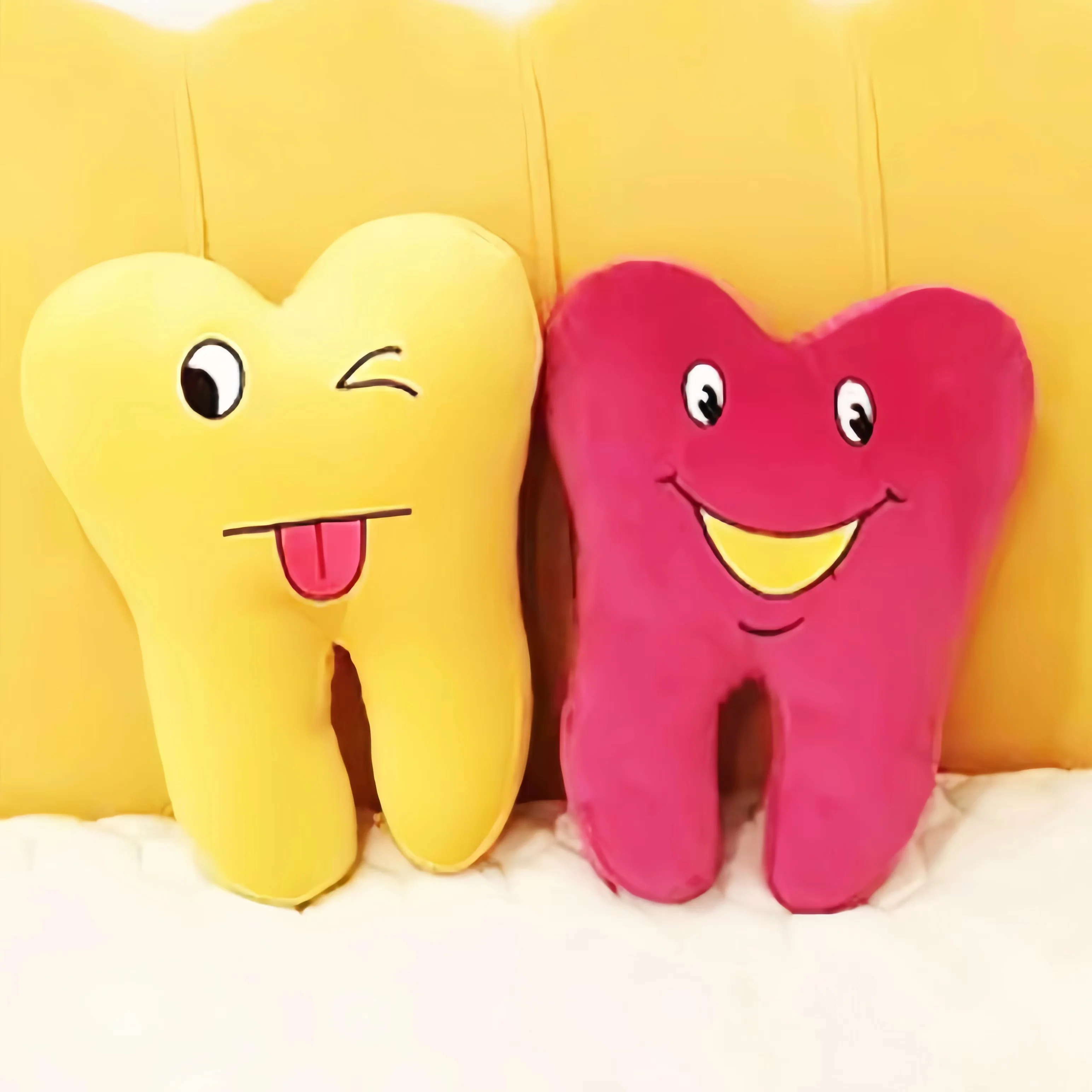 Lindas muñecas simuladas de dientes para clínica dental, regalo decorativo, juguete de peluche de Navidad, almohada rellena, niños, amigos, cumpleaños, Color diario: