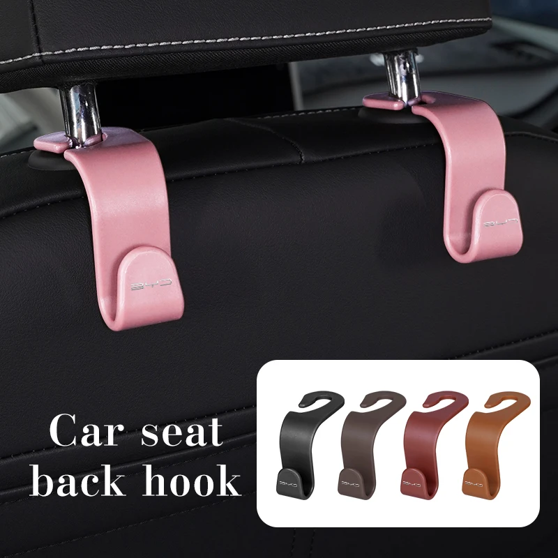 

For BYD Song Plus Yuan Up Qin Tang Seagull Dolphin Sealion 5 7 EV Atto 3 4 Car Seat Headrest Hook Organizer Clip seat back hooks