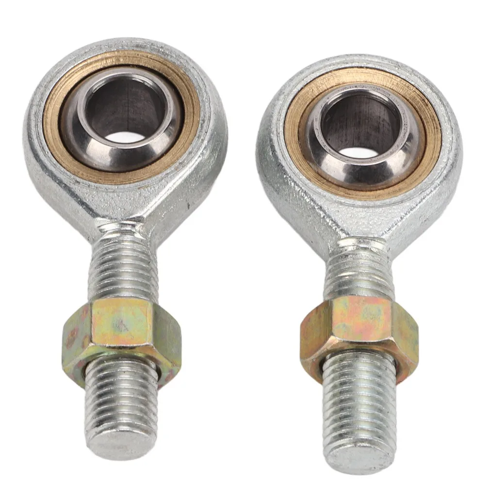 2Pcs Replacement M10 Thread Rod End Joint Bearing Left Right Hand Thread Ball Joint Heim Joint Rod End Bearing For ATV