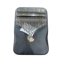 Portable 17/21 Keys Kalimba Thumb Piano Tune Hammer Sound Hole Mbira Finger Piano Stress Relief Musical Instrument Gifts