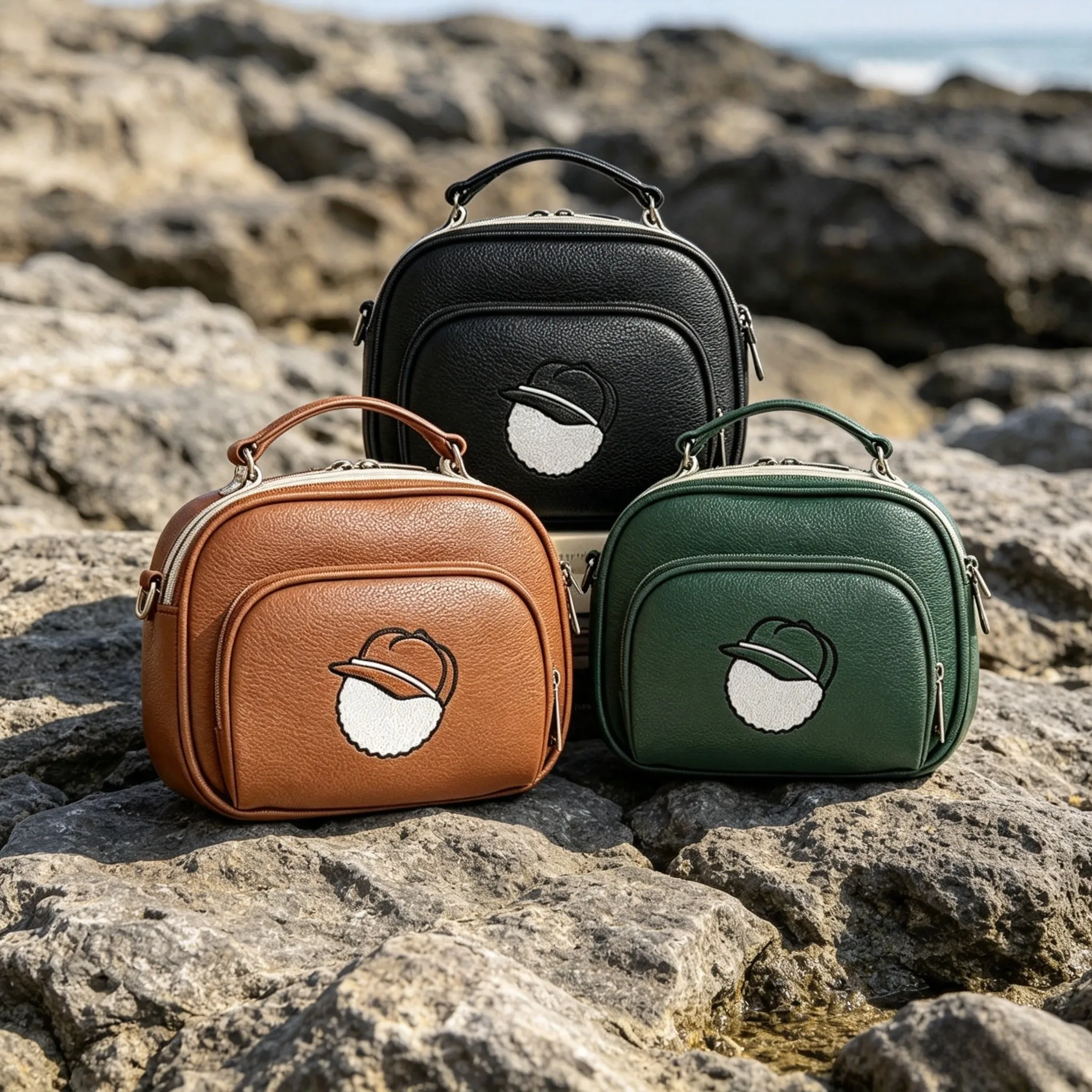 New Unisex Mini Golf Storage Pouch, Portable Handheld & Crossbody Small Hand Bag for Men Women