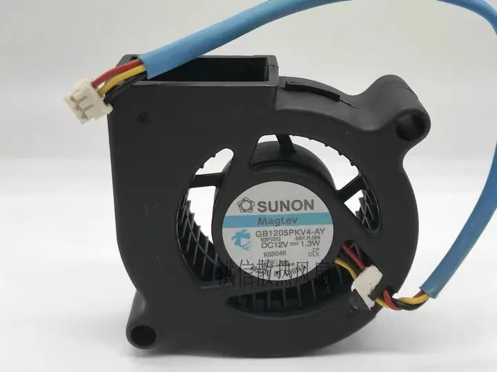 

Free shipping original GB1205PKV4-AY DC12V 1.3W 5CM 5020 turbo blower projector fan