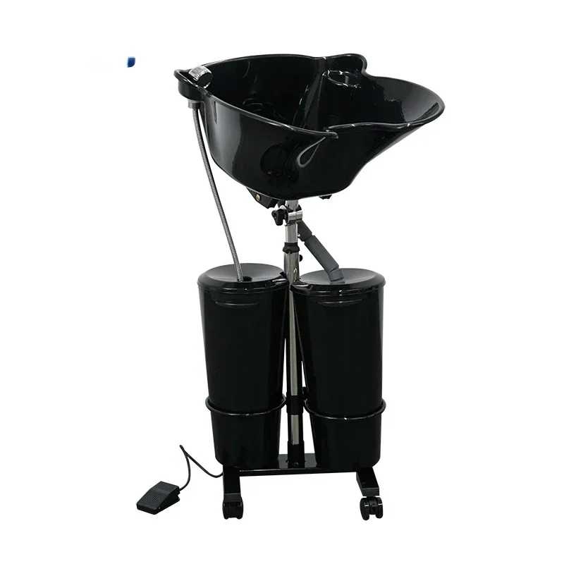 HOT SALE portable adjustable hairdressing washing mobile shampoo chair basin sink bowl for home salon