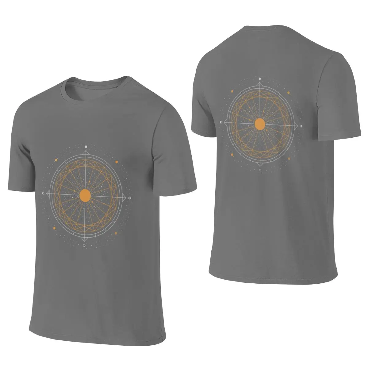 Order Out Of Chaos Ultra-Minimalist Reversible T-shirt Commuting Vibe Embroidery Tees