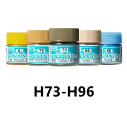 10ml Mr Hobby H73-H96 Water Based Paint Pigment For DIY Military Tank Ship Plane Soldier Model Handcraft  Coloring Building Tool