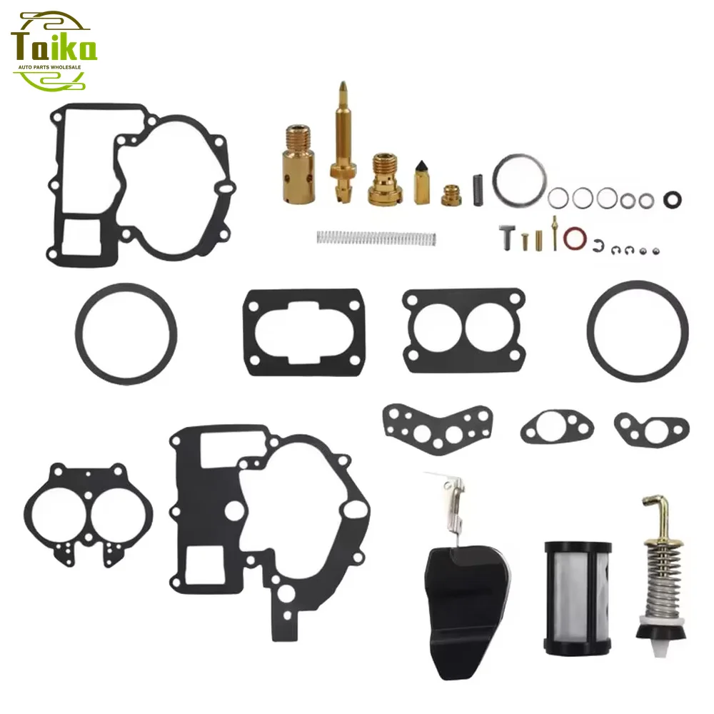 3302-804844002 Carburetor Rebuild Kit For Mercruiser Marine 2Barrel 1996 1997 1998 1999 2000 2001 2002 2003 2004 High Quality