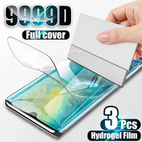 Ultra-thin Sensitive Hydrocoagulant Film for Huawei P30 P40 P50 P60 Pro Screen Protector for Huawei P40 Pro Plus P20 P10 Lite E