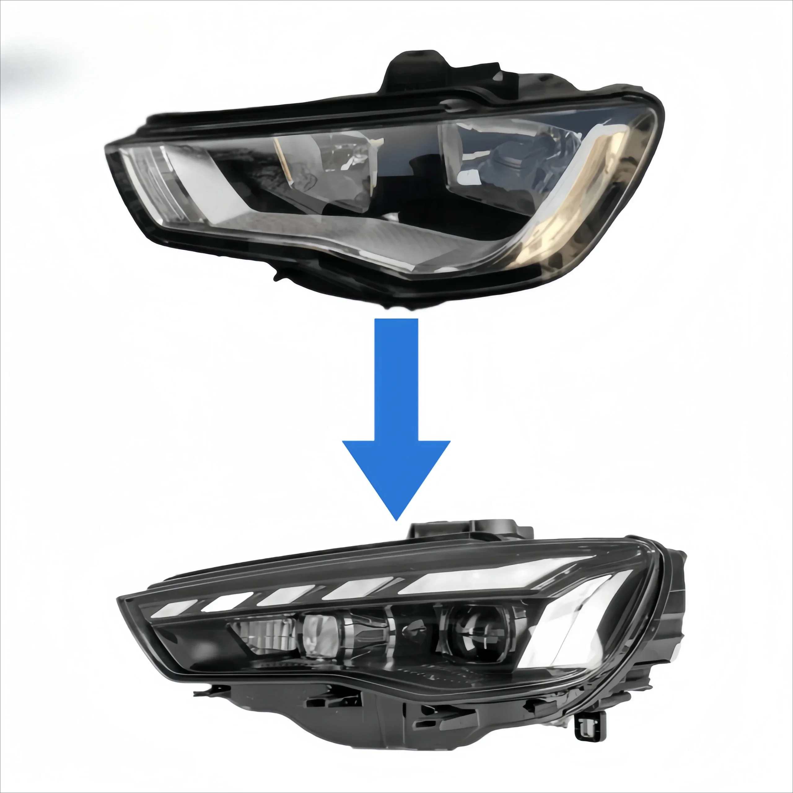 Factory direct sales -For Aud Halogen modified headlights--Direct plug-in