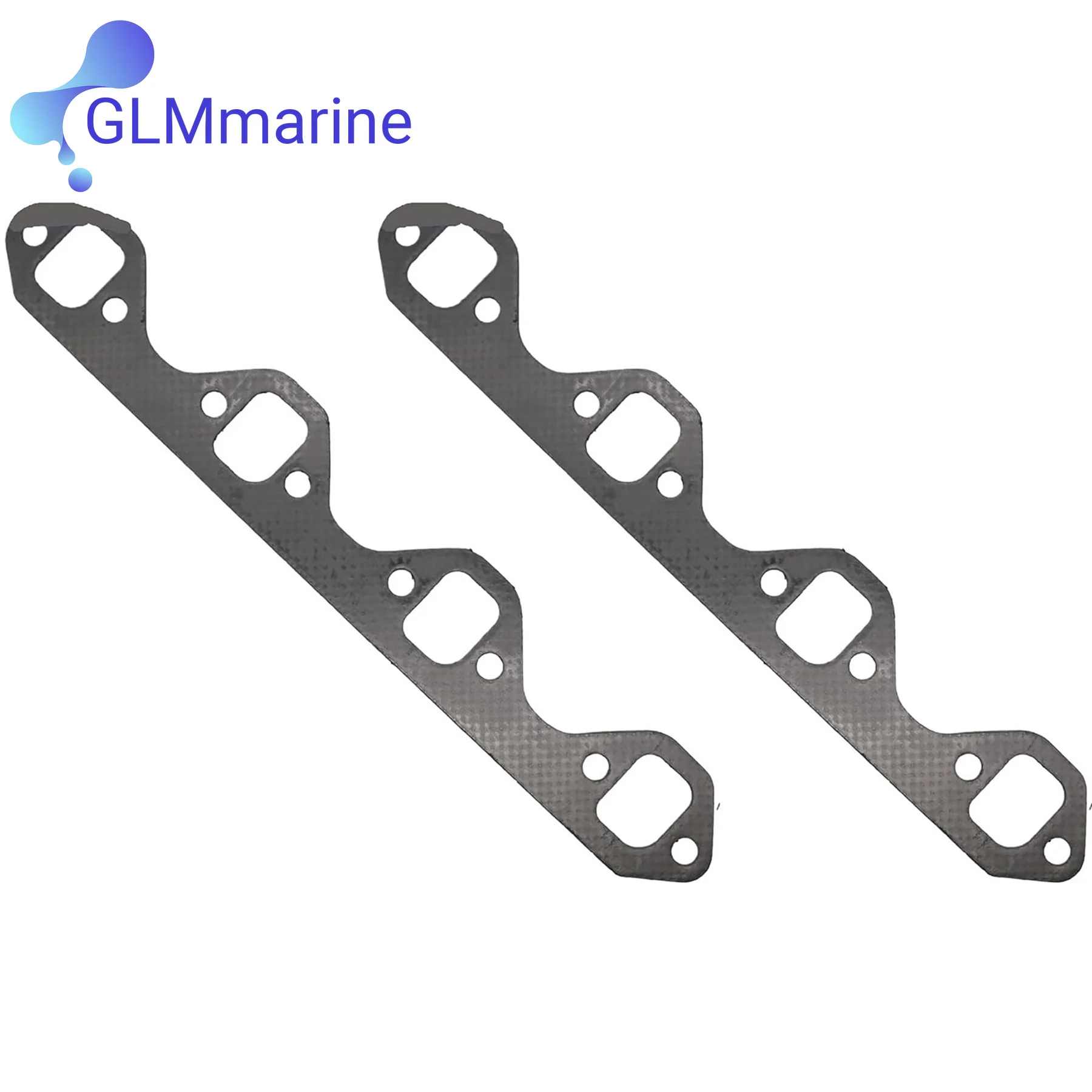

2 Pcs Exhaust Manifold Gasket Fits for OMC Stern Drive 3852455 3853742 908717 916262 Replaces 27-54566 27-73866 Sierra 18-0183-1