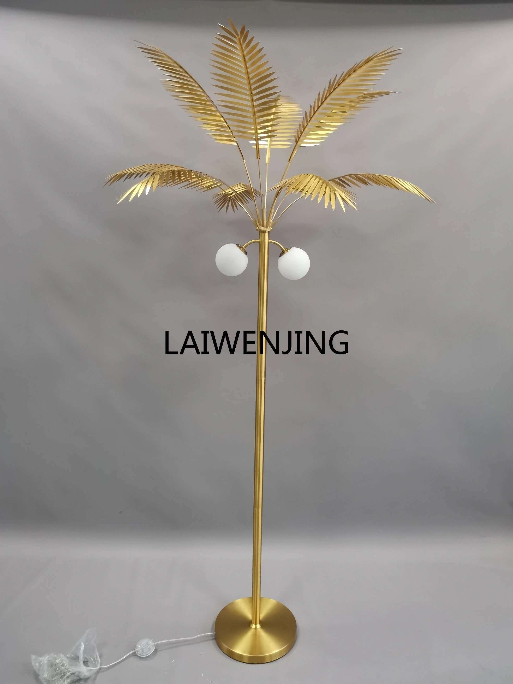 MJY coconut tree living room art Nordic vertical floor luminous ornament