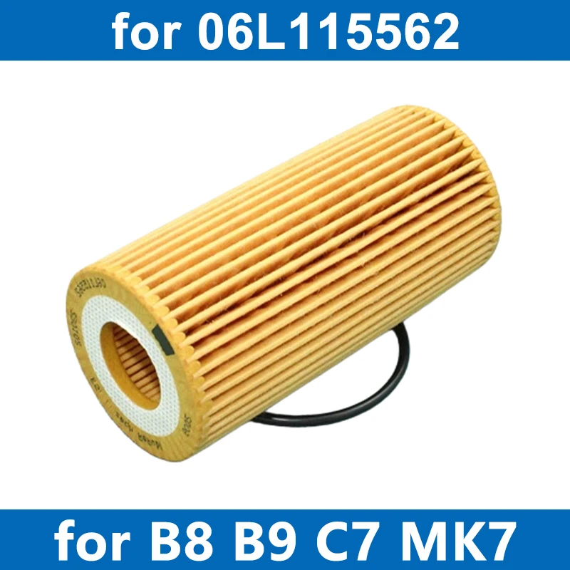 1/6/10PCS Car Oil Filter 06L115562 For B8 B9 C7 A3 A4 A5 A6 A7 Q3 Q5 Q7 MK7 SCIROCCO III LEON OCTAVIA SUPERB 1.8T 2.0T 2011~