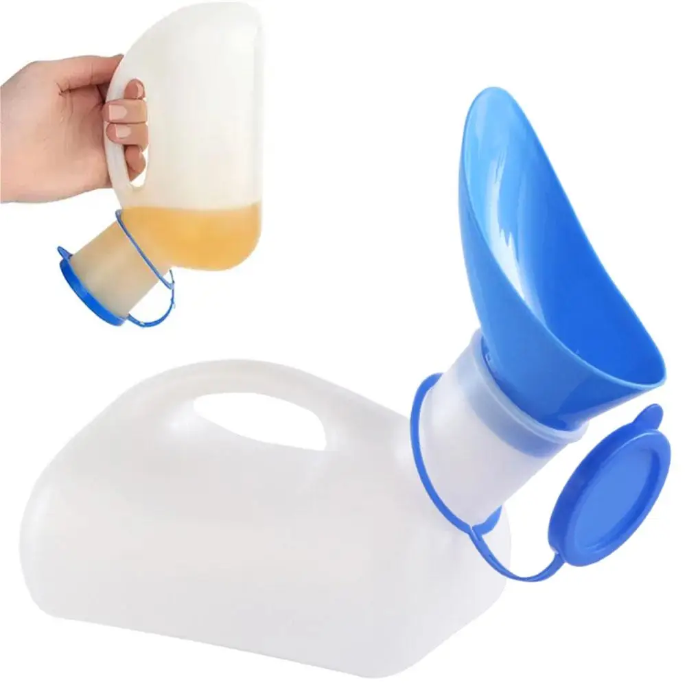 

1000ml Urinal Can Be Used By Both Men And Women For Outdoor Camping Plastic Urinal Portable Toilet Thickened Reusable Tools B1Z7