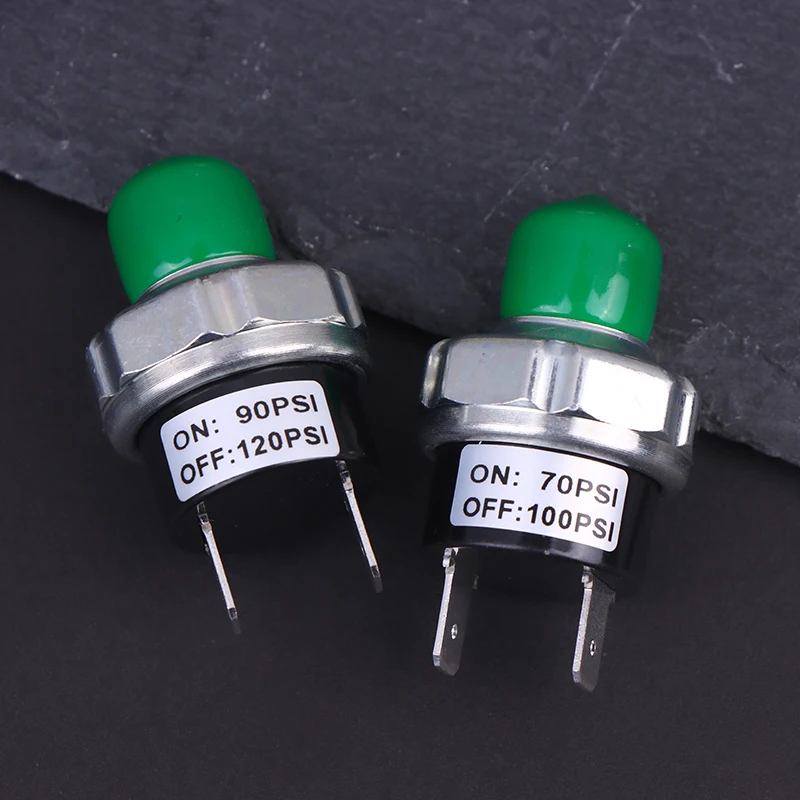 70-100/90-120PSI ضاغط الهواء مفتاح ضغط 1/4 "NPT 12 فولت/24 فولت لقطار القرن مضخة هواء مفتاح ضغط تحكم استبدال