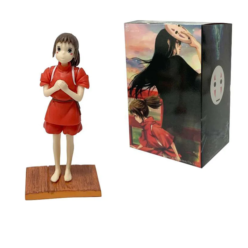 Spirited Away Character PvC Action Model Set Faceless Male Hayao Miyazaki Character Toy Children's Birthday Gift