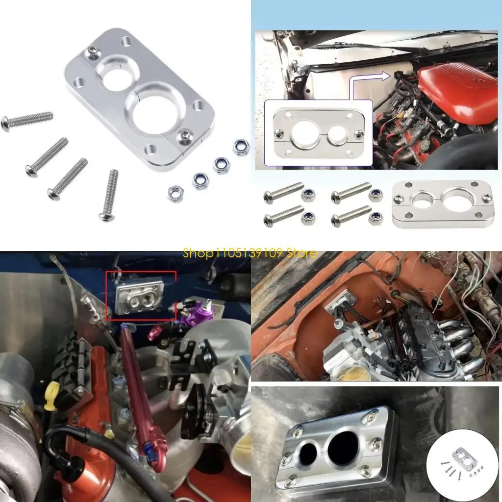 P5ED Metal Firewall Pass Through for X Max Replace 01232023 Eliminates Gromet in Fire Wall Bulkhead Wiring Harness