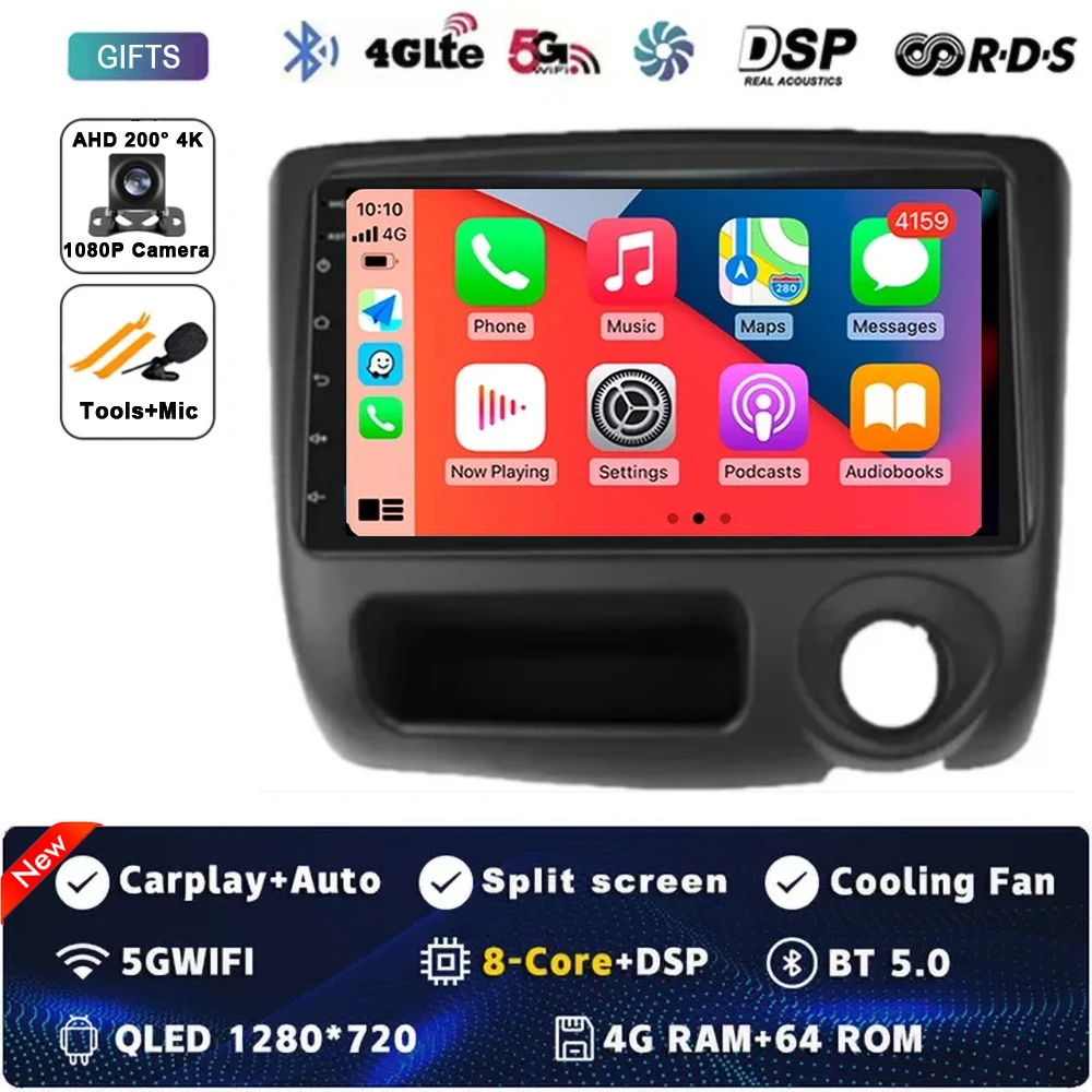 Android 15 Voor Toyota Vitz Yaris Echo 1999-2005 Carplay Auto Radio Multimedia Video Player Navigatie GPS Geen 2Din 2 Din DVD