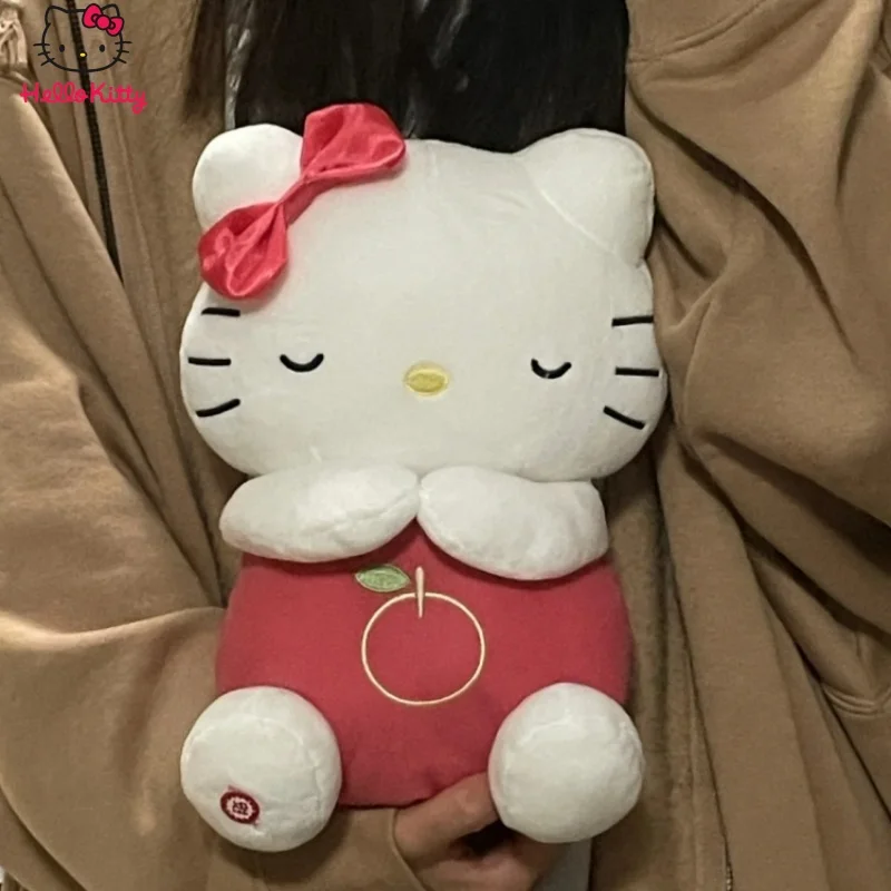 

Новый Sanrio Hello Kitty Baby Sleep Companion Sound, успокаивающая музыка, милая игрушка с подушкой безопасности, дышащая световая кукла, дышащая детская игрушка Gi