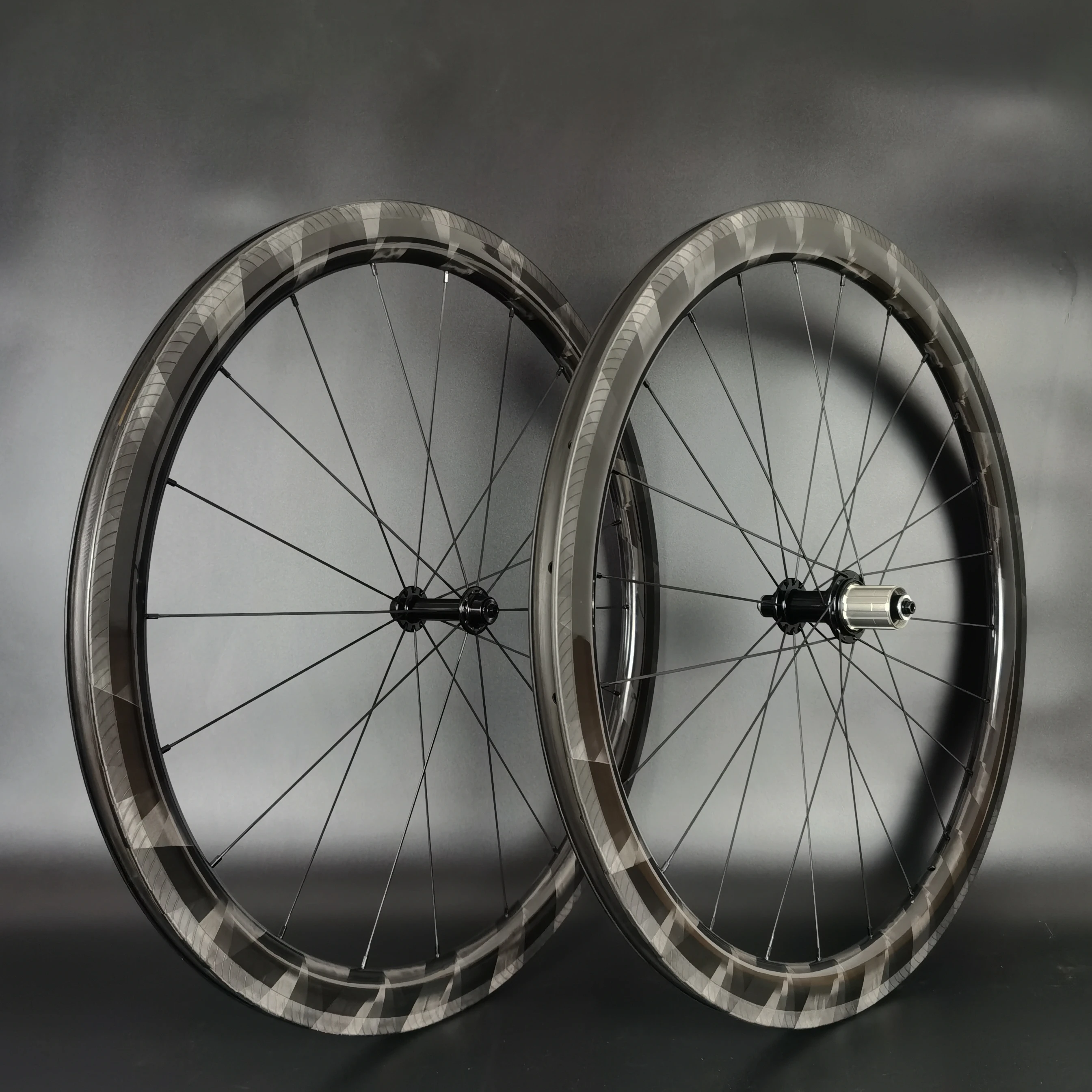 New Model 700C Road Bike Carbon wheelset 35/38/45/50/55/60mm depth 23/25mm width Clincher/Tubeless/Tubular Bicycle wheels