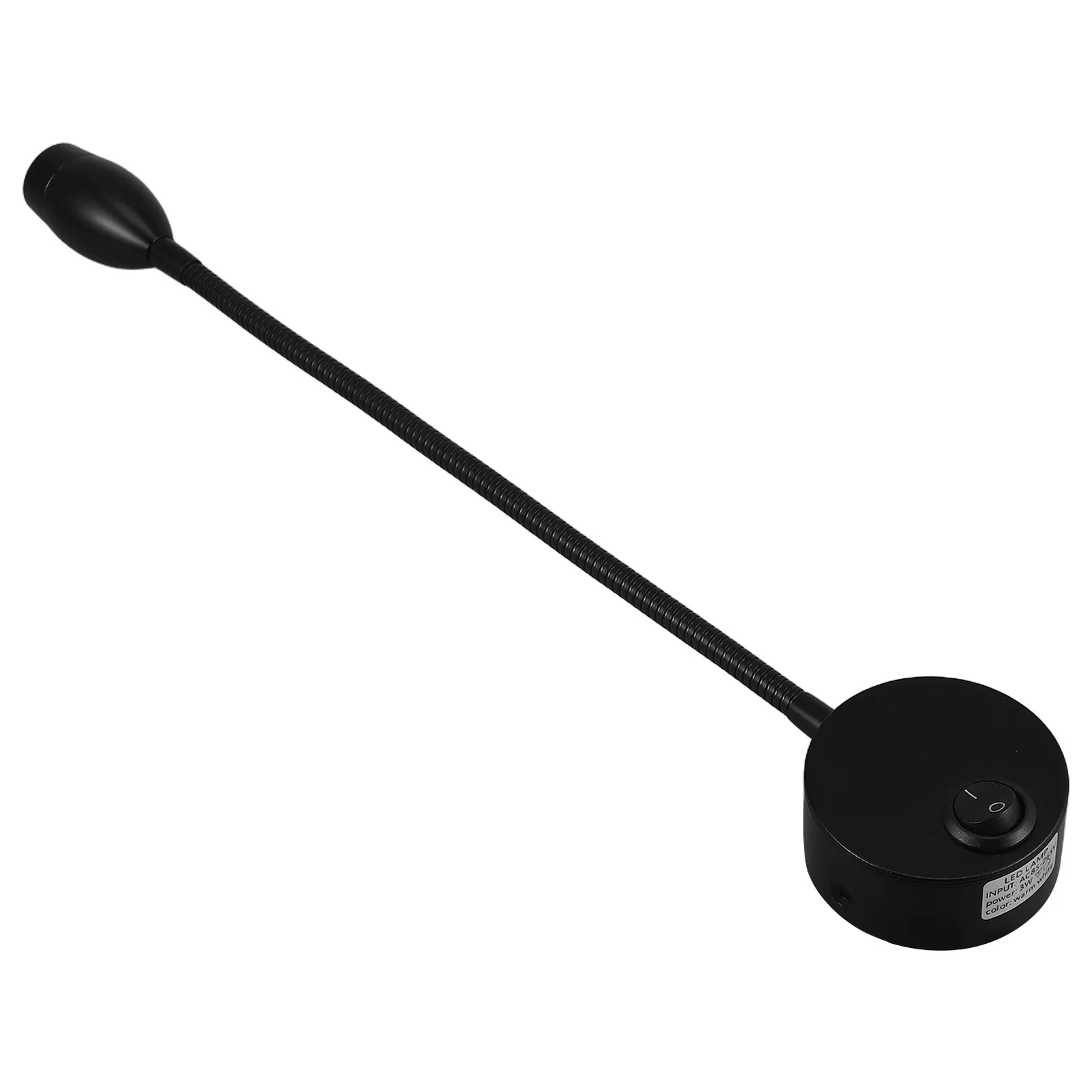 

Adjustable Gooseneck LED Wall Mounted Reading Lamp Switch 360 Degree Rotating Bedside Book Light Headboard Wall Sconce