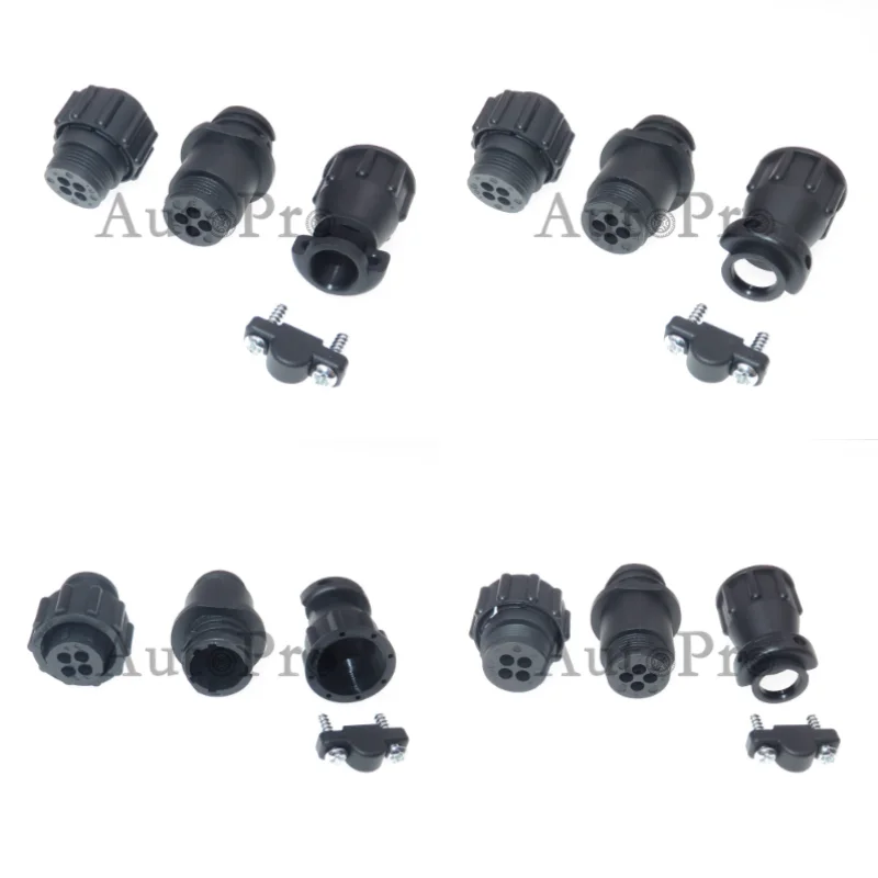 

1 Set 4 Hole 182658-1 182919-1 206153-1 182647-1 206060-1 206062-4 Car Sensor Plug AC Assembly Aviation Wire Socket For SMT