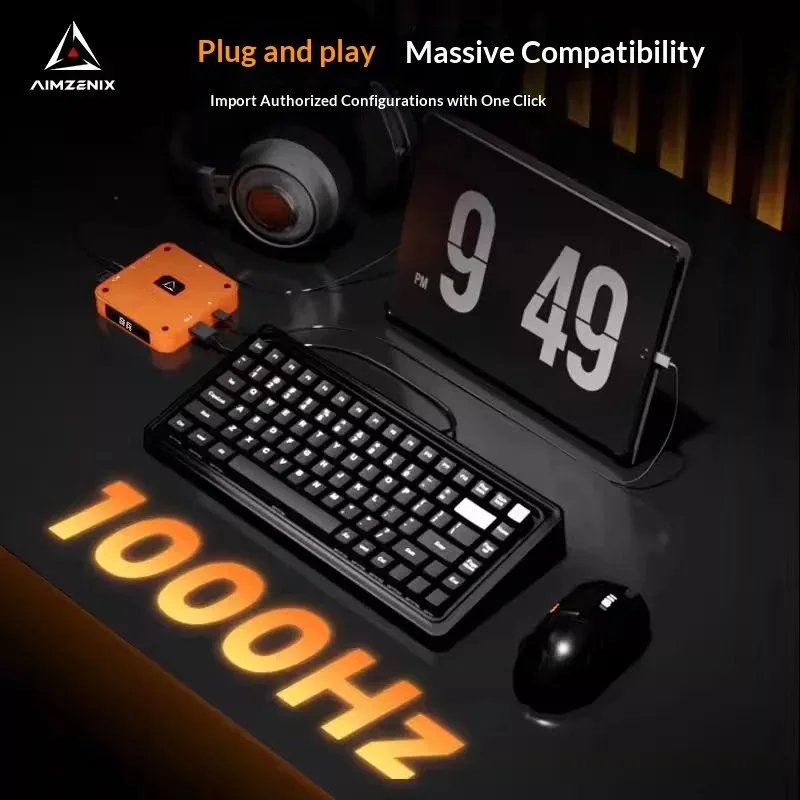 AIMZENIX AX360M Mobile Game Keyboard Mouse Converter No Jailbreak