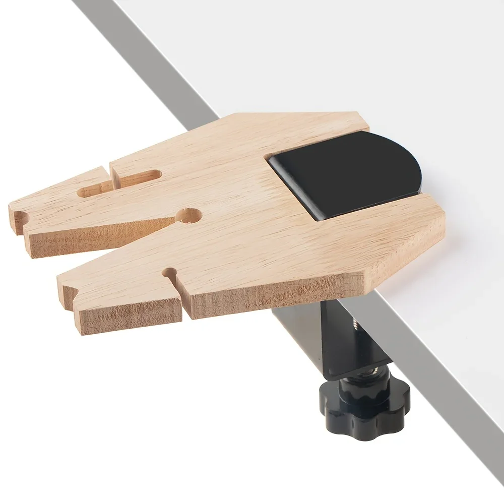 

Adjustable Wooden Bench Clamp, Portable Movable Fastening Tool for Workbench & Router Table, Durable Wood Clamp Kit
