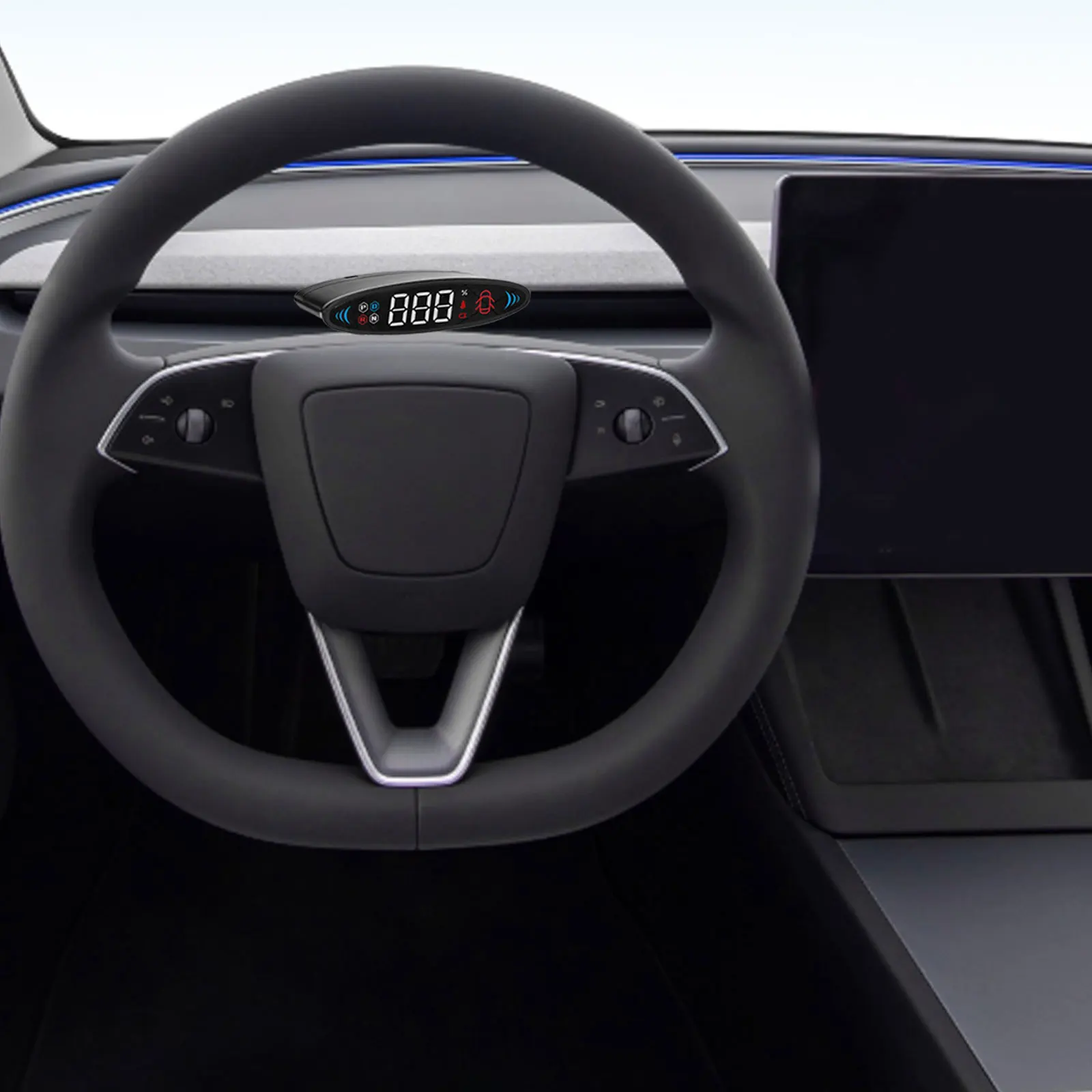 High Quality Car Black Brand New Professional Head Up Display Accessories For Tesla Model 3 Model Y 2019-2023 85X22X17mm